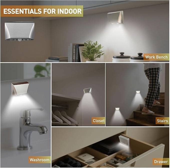 RADIXIUM Silver Motion Sensor Keyhole Light - Image 3