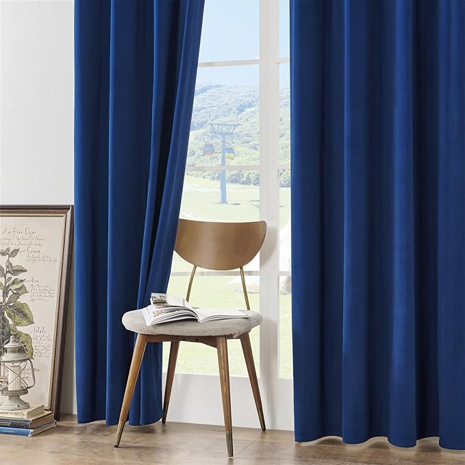 Joydeco Custom 100% Blackout Curtain 1 Panel, Soft Luxury Thermal Insulated - Image 2