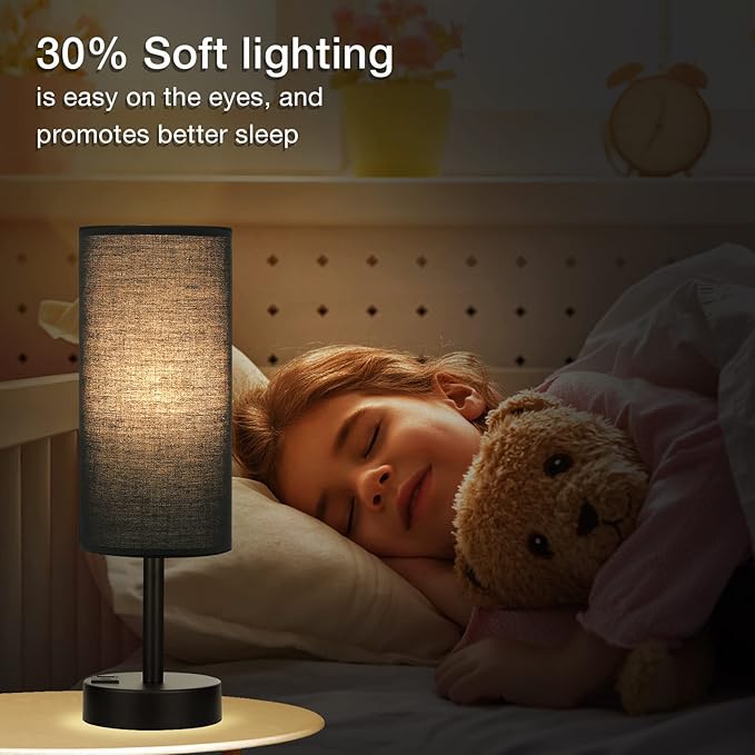 Black Touch Nightstand Lamps for Girl - Image 5