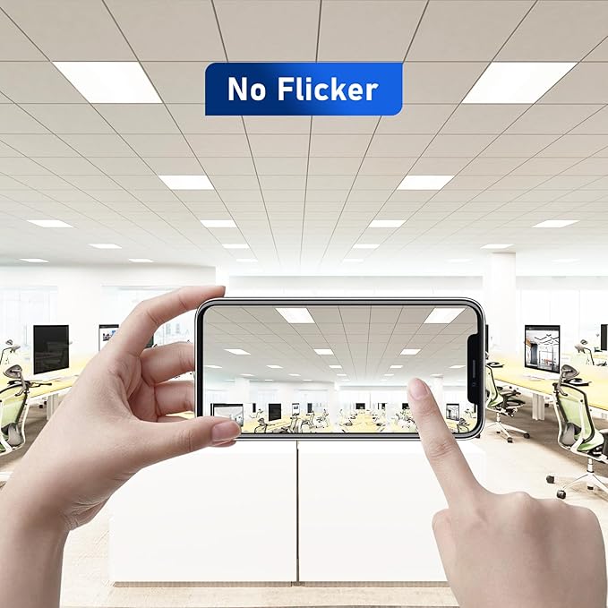 CycevSun 2x2 LED Flat Panel Light Drop Ceiling Fixture, 0-10V Dimmable - Image 8