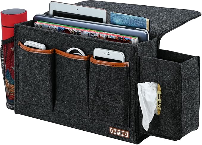 Bedside Caddy, Large Size Storage Organizer by ZAFIT