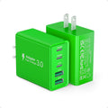 2 Pack 60W USB C Fast Charger Block, 5-Port Type C Wall Charger Brick, 2 USB A by Qwinjwin