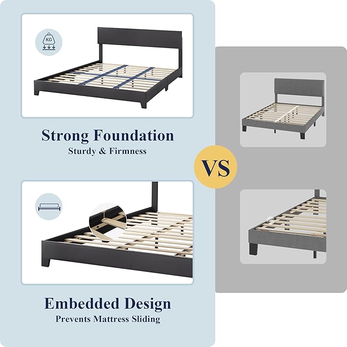 Allewie King Size Bed Frame - Image 6
