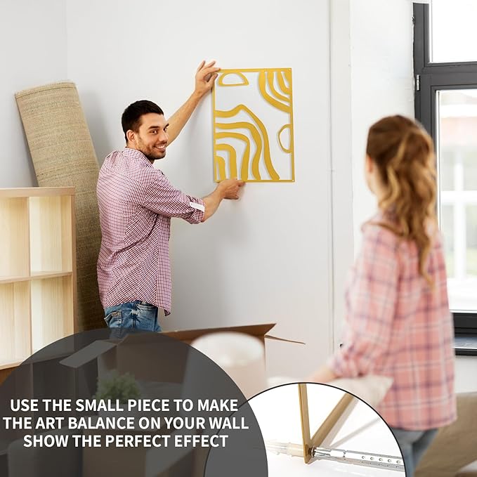 Art3d Metal Wall Art, Line Art Wall Décor, Life and Romance Story theme - Image 5