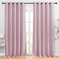 NICETOWN Baby Pink Curtains 110 inches Long, Grommet Thermal Insulated Room by NICETOWN