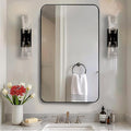 ANDY STAR 30”x48” Black Bathroom Mirror, Wall Mirror by ANDYSTAR