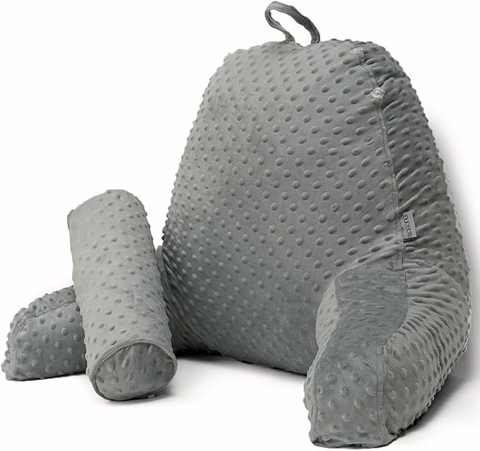 Reading Pillow for Sitting in Bed, Extra Large Backrest Support Cushion by mittaGonG