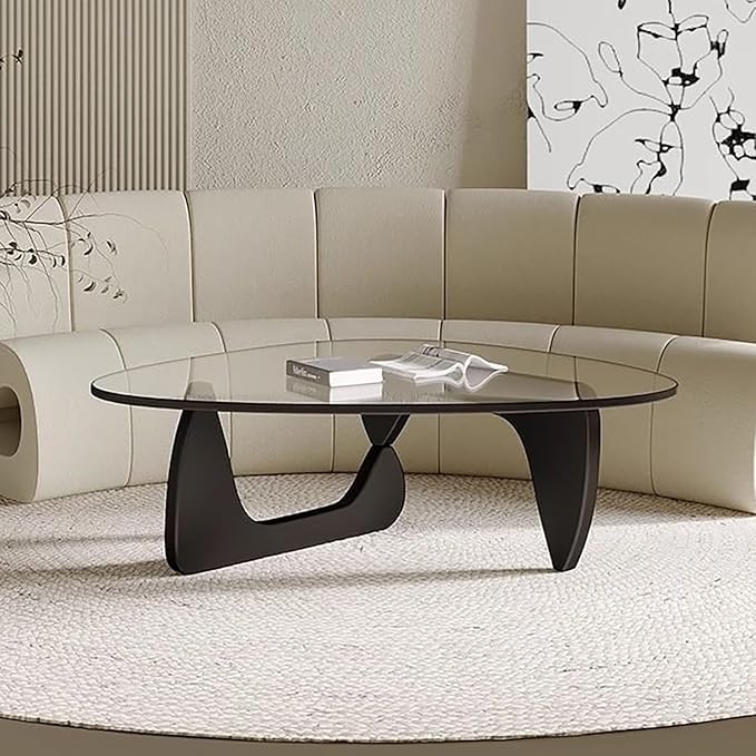 Modern Glass Coffee Table, Mid Century Small Coffee Table, Coffee Table - Image 6