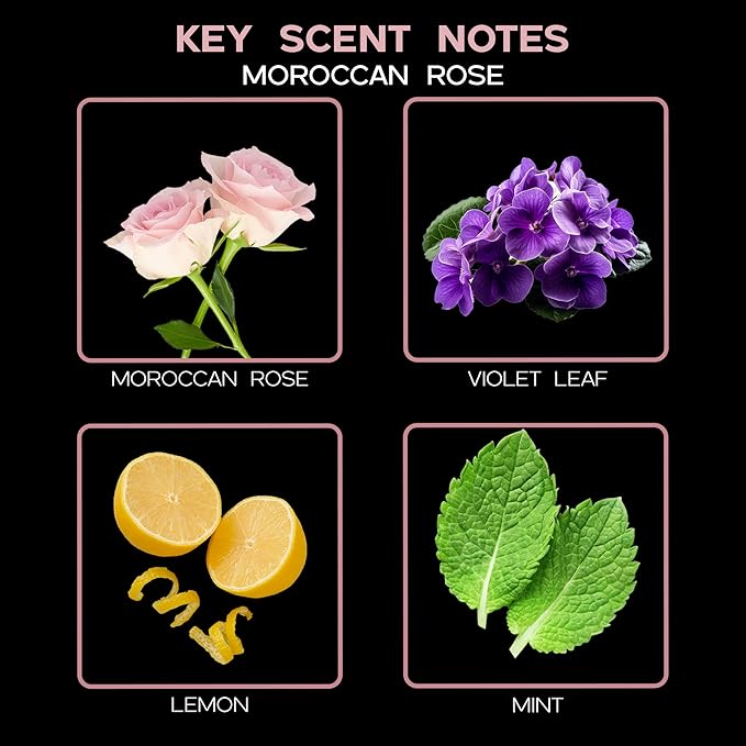 LOVSPA Reed Diffuser Set, Moroccan Rose Scented Oil Diffuser - Image 3