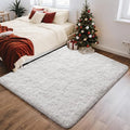 Ophanie White Rugs for Bedroom Fluffy, 4x6 Nursery Soft Fuzzy Shag Plush Shaggy by Ophanie