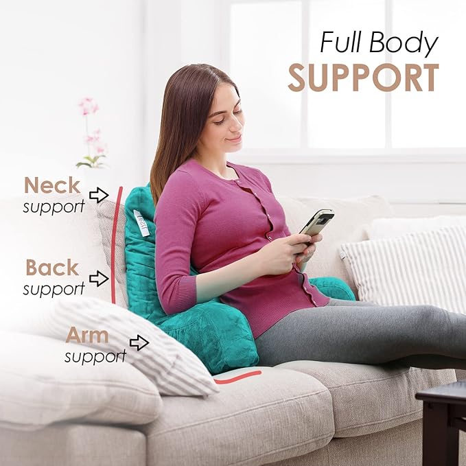 Nestl Reading Pillow with Shredded Memory Foam, Designed - Image 3