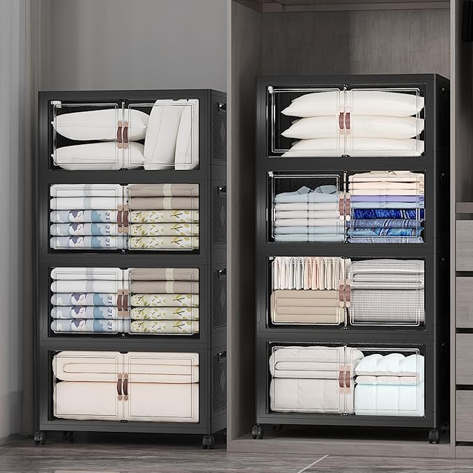 Extra Large Stackable Storage Bins by VNVTO