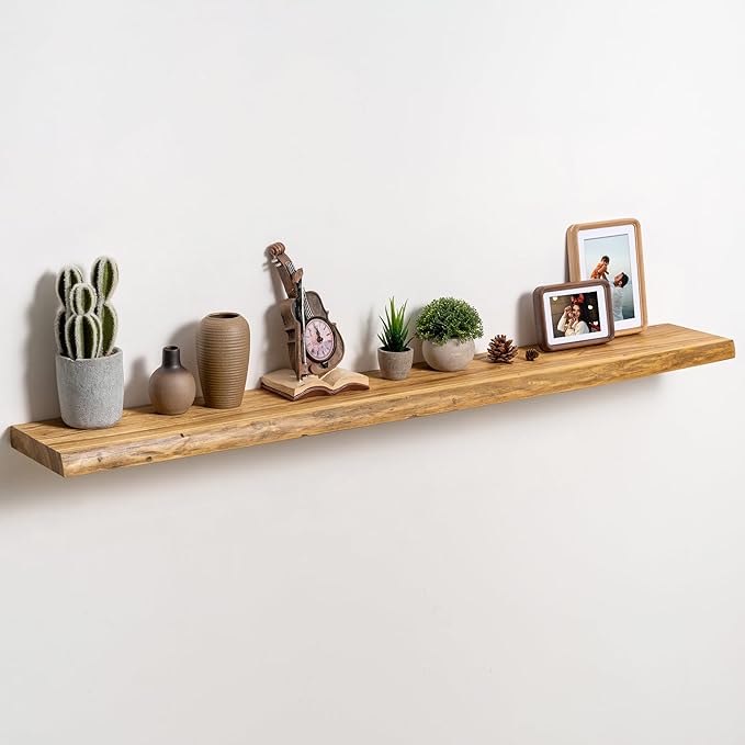 fuqing Live Edge Floating Shelves by Fuqing