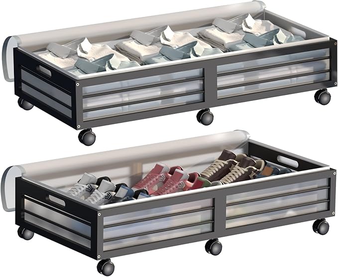 Under Bed Storage Containers by BambooSync