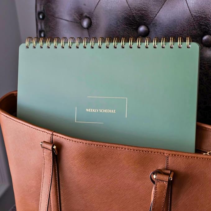Undated Daily Planner | 8.25” x 11.75” To Do List Notebook | Work Productivity - Image 10