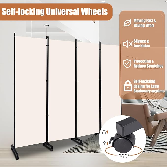 Room Divider Folding Privacy Screens - Image 4