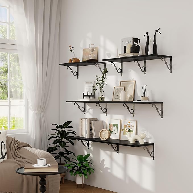Dreamland Deep Floating Shelves, Wide Display Shelf Wall Mounted - Image 6