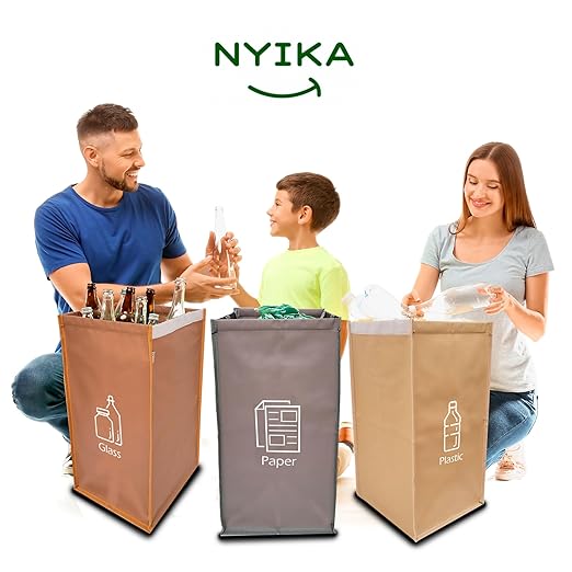 NYIKA - Recycling Organizer - Reusable Recycling Bags - Recycling Sorter - - Image 4