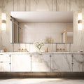 Mirrorons Large Mirror 60" x 28", Modern Rectangle Bathroom Mirror by Mirrorons