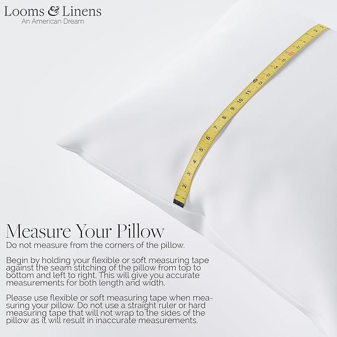 Looms & Linens 16x20 inch Lumbar Support Pillow Inserts - Image 8