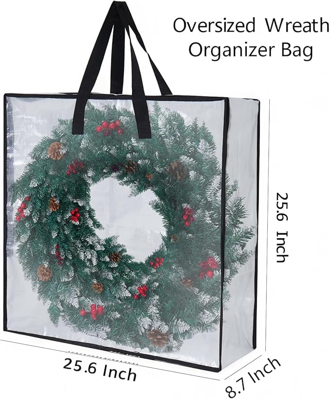 4-Pack Clear Heavy Duty Moving Bags and Storage Bags, 25 Gallon Large Moving - Image 2
