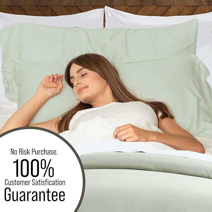 Bella Coterie Luxury Bamboo Viscose King Size Duvet Cover Set | 100% - Image 5