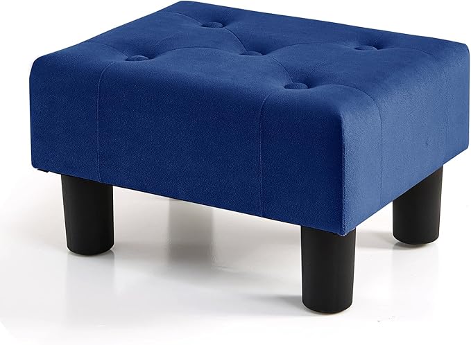 BRIAN & DANY Small Foot Stool, Velvet Foot Stools by BRIANDANY