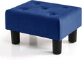 BRIAN & DANY Small Foot Stool, Velvet Foot Stools by BRIANDANY