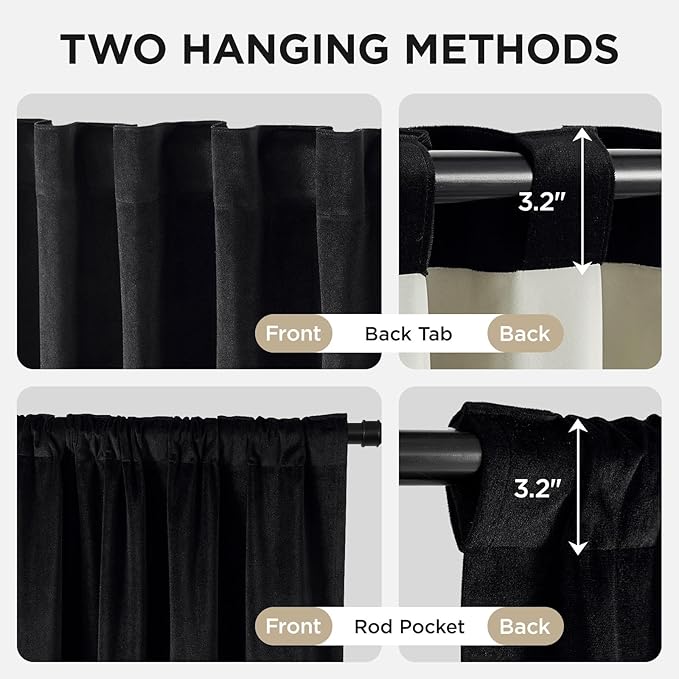 Joydeco Customized Curtains, 100% Blackout Curtains - Image 3