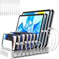 RISWOJOR Charging Station for Multiple Devices, 100W 10 Ports Charging Dock by RISWOJOR