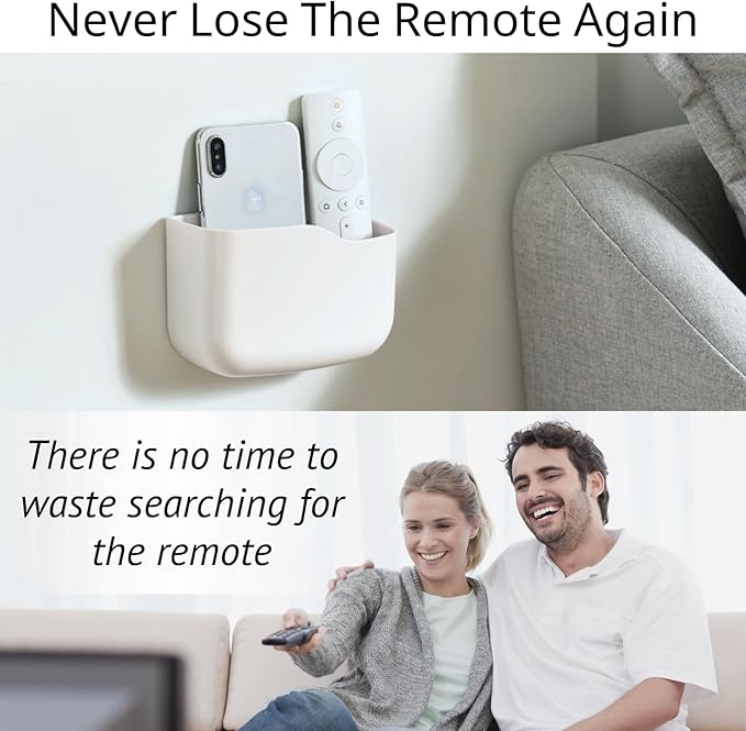 LINFIDITE TV Remote Holder Wall Mount Remote Control Holder - Image 2