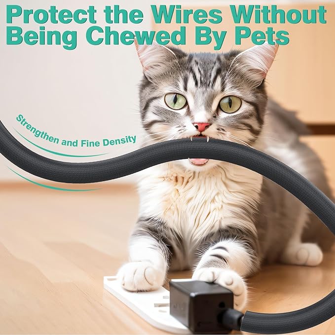 UOMTFAI Dog Cat Cord Protector 10ft - Image 3