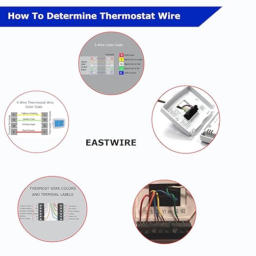 EASTWIRE 18/4 100ft Thermostat Wire, Solid Copper Wire, 18 Gauge Conductor - Image 5