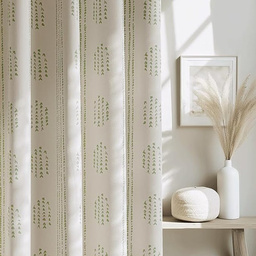100% Boho Blackout Curtains 63 Inches Long by ugoutry