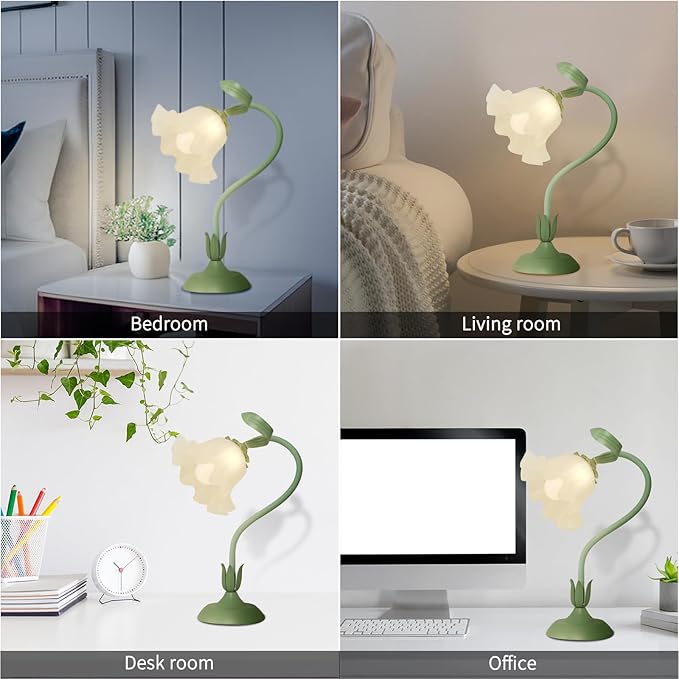 Cute Flower Desk Lamp, 3 Color Temperature Table Lamp - Image 7