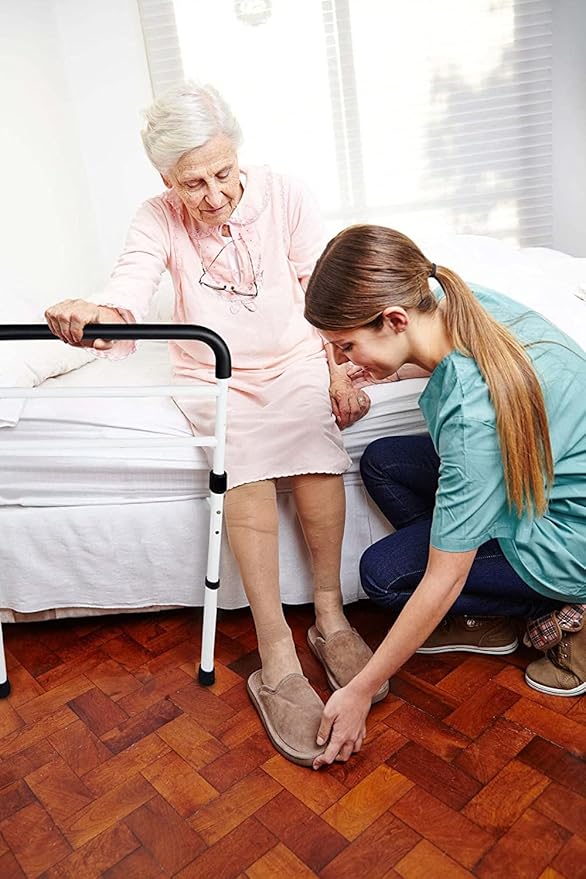 Vaunn Medical New Adjustable Bed Assist Rail Handle and Hand Guard Grab Bar - Image 8