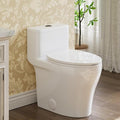 One-Piece Toilets, Low Water Tank, ADA 17.5" Seat Height, Water-Saving Design by Unknown