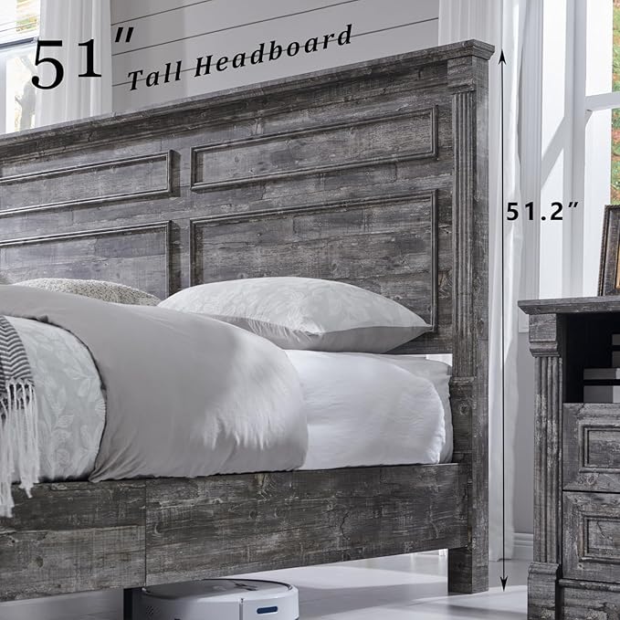 Farmhouse King Size Bed Frame - Image 4