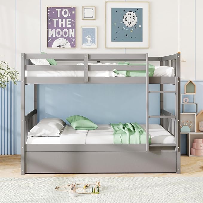 Giantex Full Over Full Bunk Bed - Image 8
