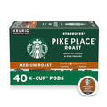 Starbucks K-Cup Coffee Pods, Medium Roast Hot or Iced Coffee, Pike Place Roast by StarbucksbyNespresso