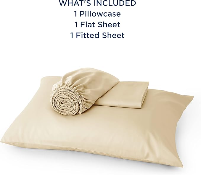 Bedsure Cooling Sheets Twin, Rayon Derived from Bamboo, Breathable & Soft Twin - Image 6