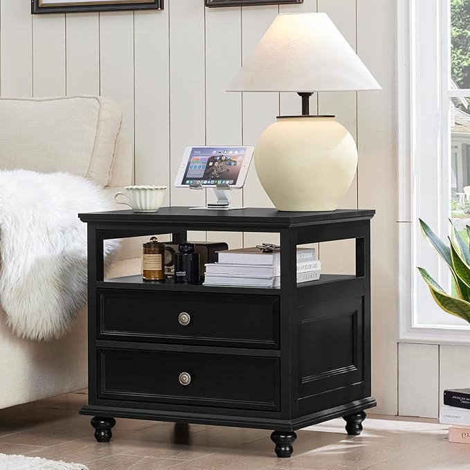 Farmhouse Nightstand Set of 2 - Image 7