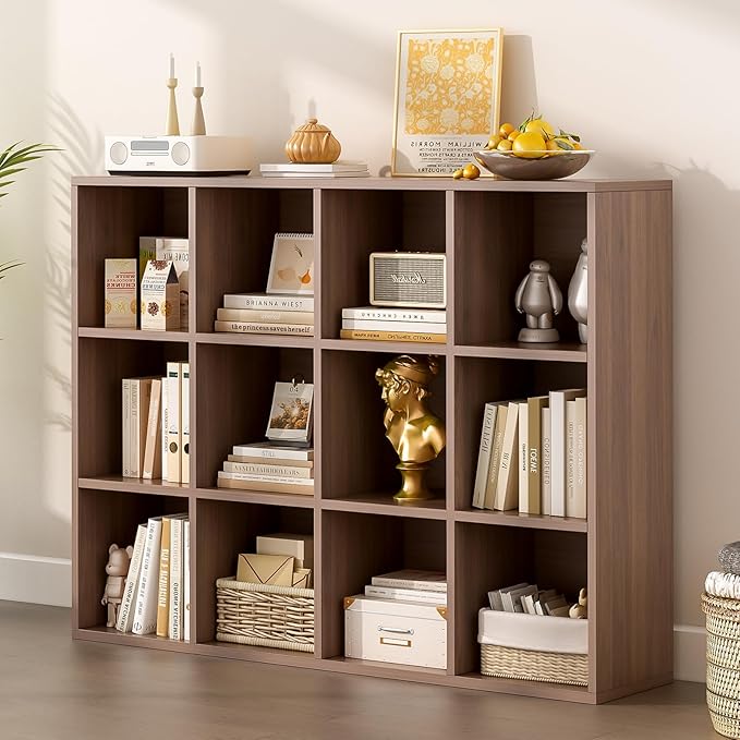 OSCHF 12-Cube Storage Shelf Bookcase by OSCHF