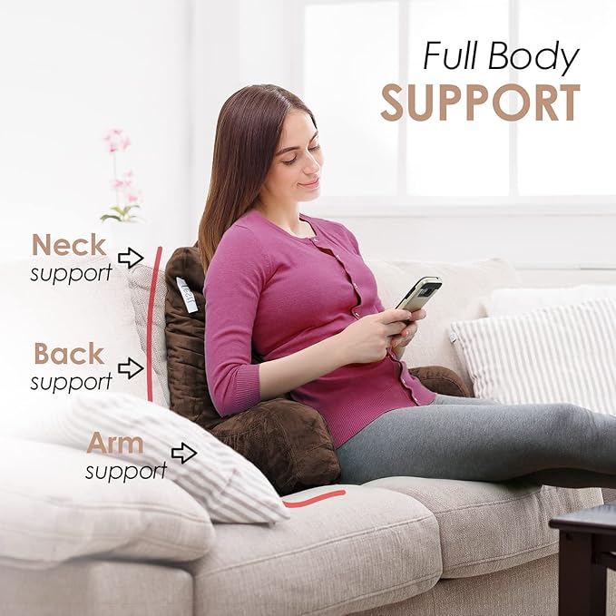 Nestl Reading Pillow with Shredded Memory Foam Designed - Image 3