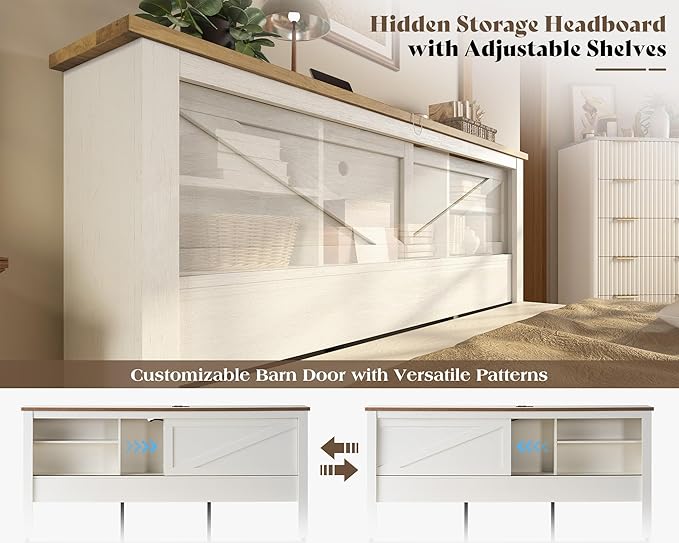 AMERLIFE King 47.2" H Bed Frame - Image 4