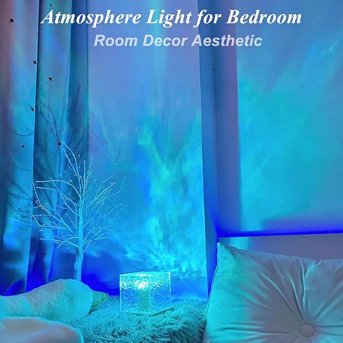 Aurora Ocean Wave Lights Projector, Cordless Rechargeable, 16 Colors Changing - Image 3