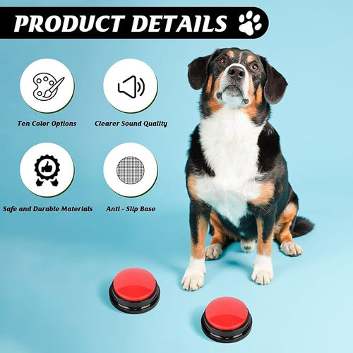 10 PCS Red Voice Recording Buttons - Image 2