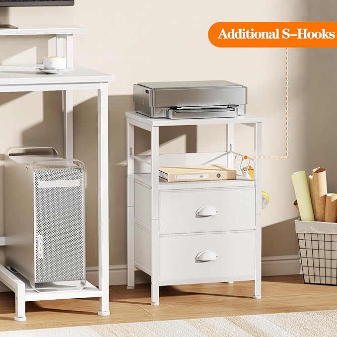 Furologee Nightstands Set of 2, End Table - Image 9