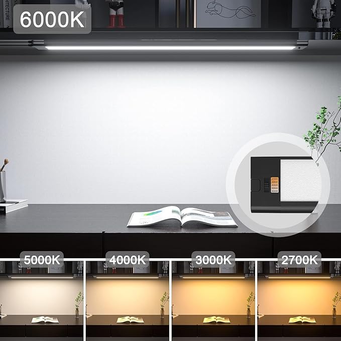 WOBANE Under Cabinet Lighting, Dimmable Counter Lights - Image 2