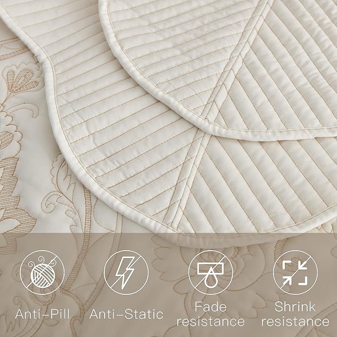 CHIXIN Bedspread Coverlet Set Queen Size - Image 7